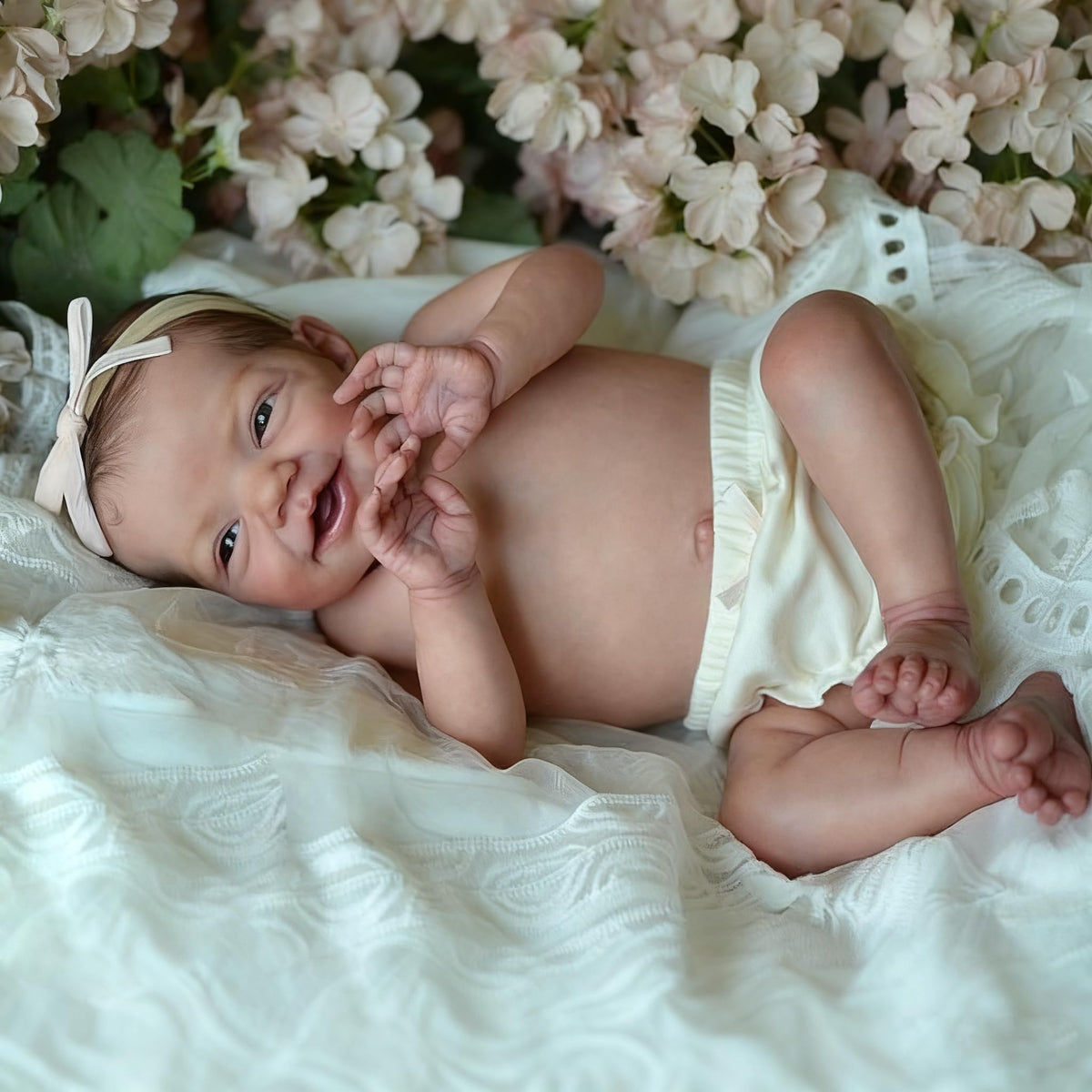 20 in Full Silicone Reborn Baby Doll Girl J34973