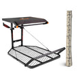 Steel Hang-On Treestand with Flip-Back Seat and Climbing Sticks H8101