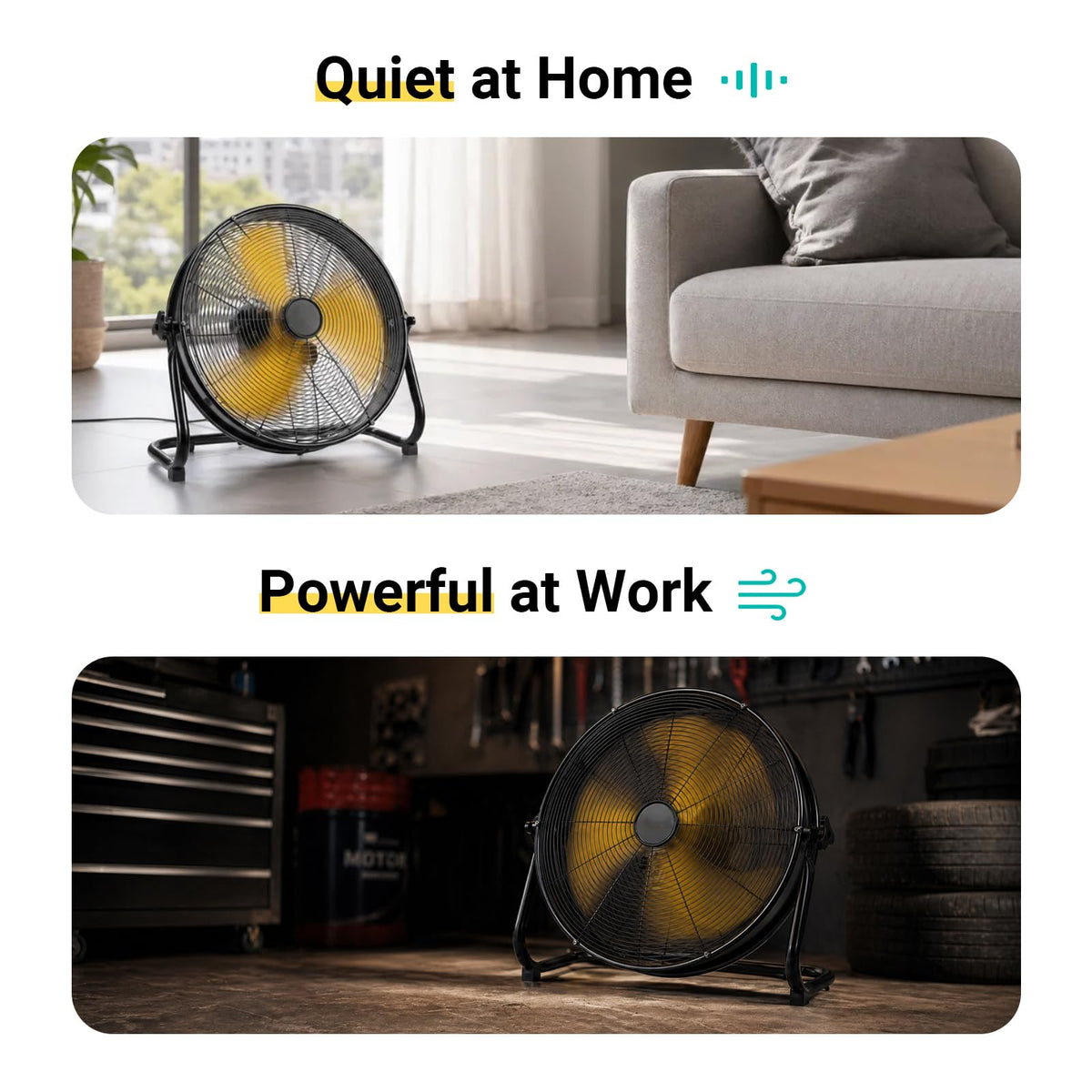 18" Brushless Cordless Floor Fan Z201255