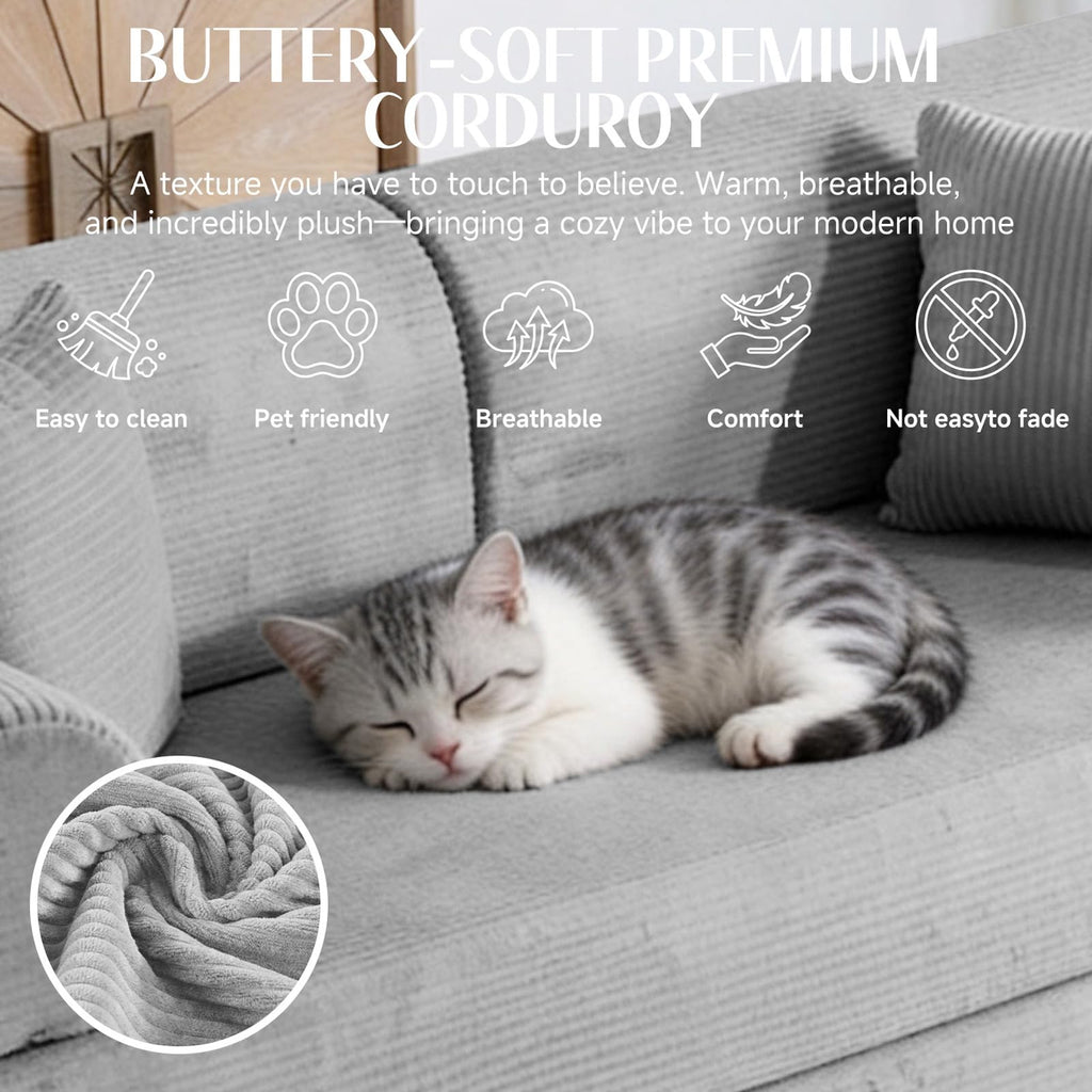 Convertible Sofa Bed with High Back P8387