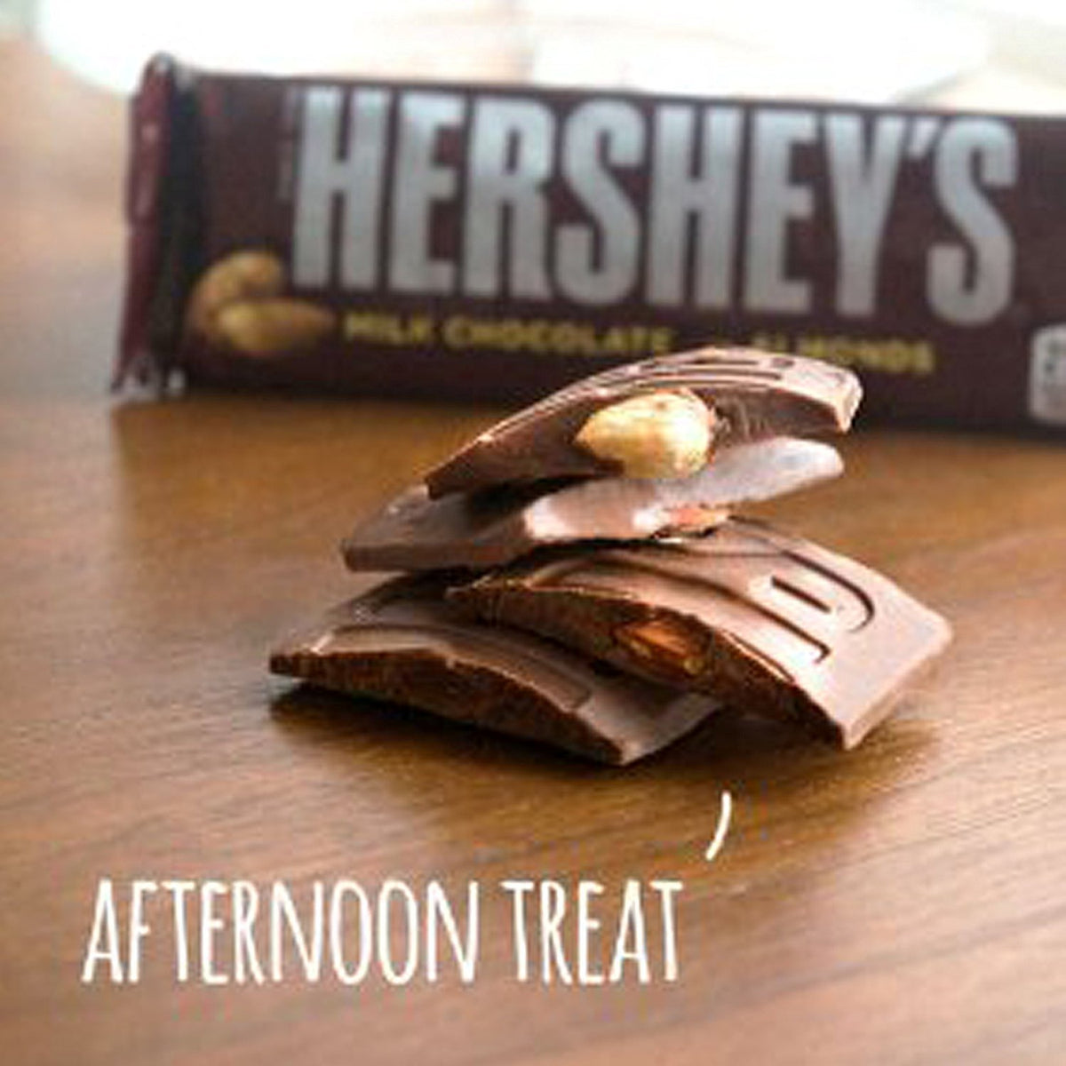 Chocolate Candy Bar with Almonds, 36 Count Z1527