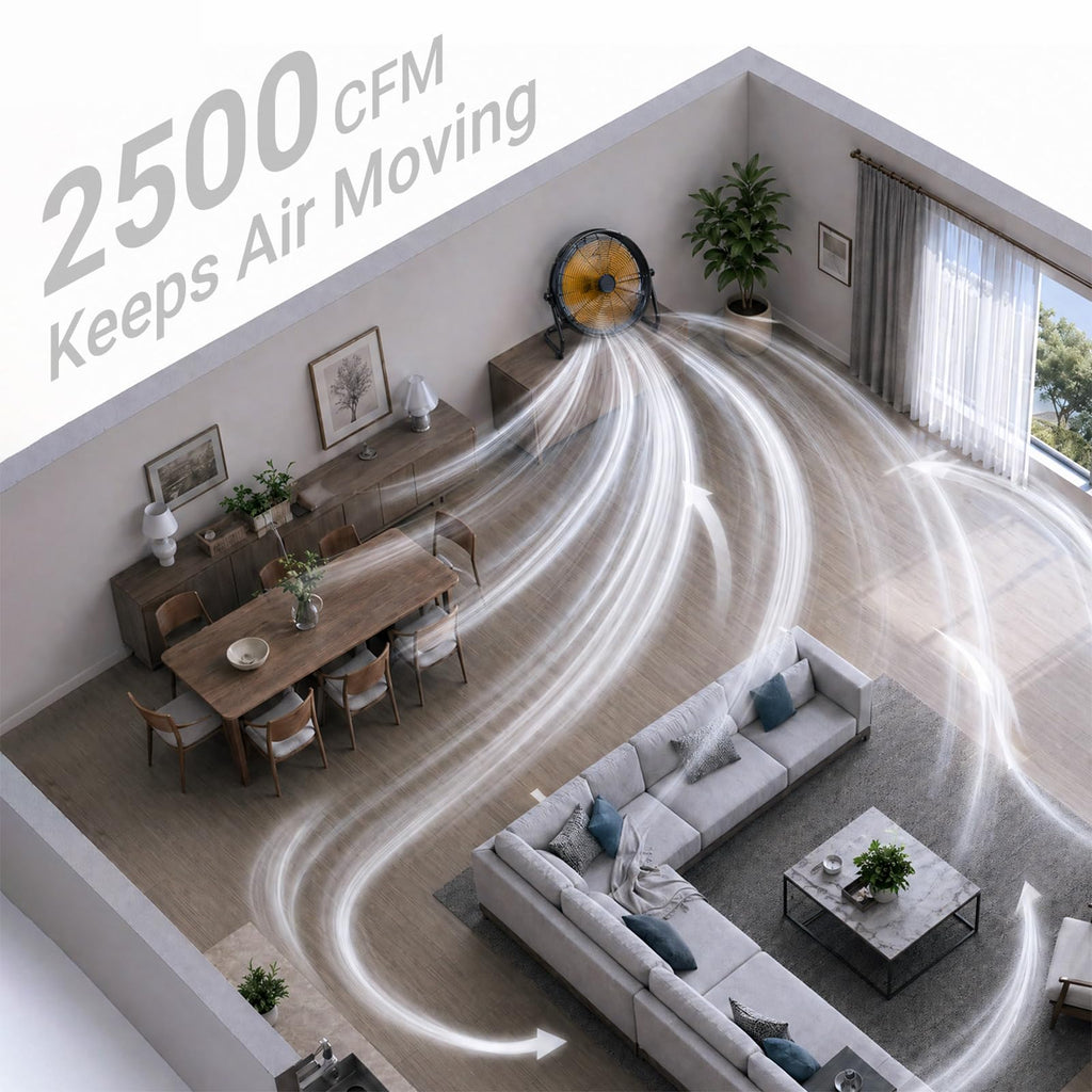 18" Brushless Cordless Floor Fan Z201255