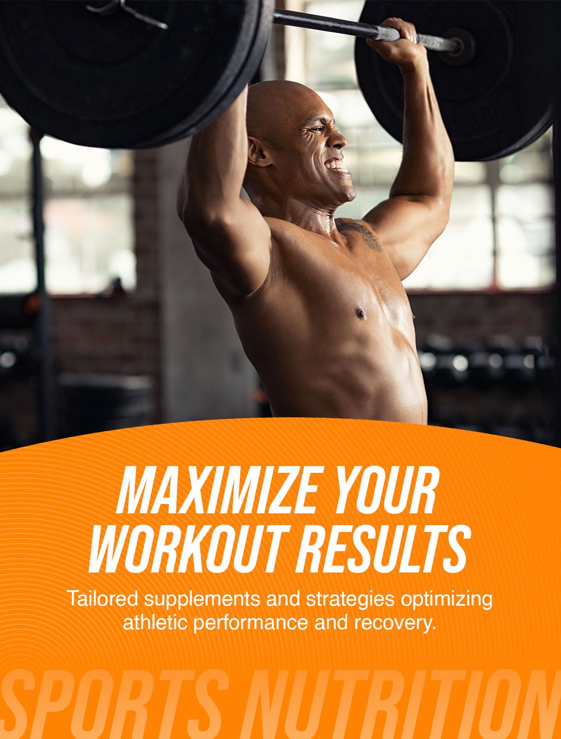 Micronized Creatine Monohydrate Powder, Orange Smash, 700g Y231