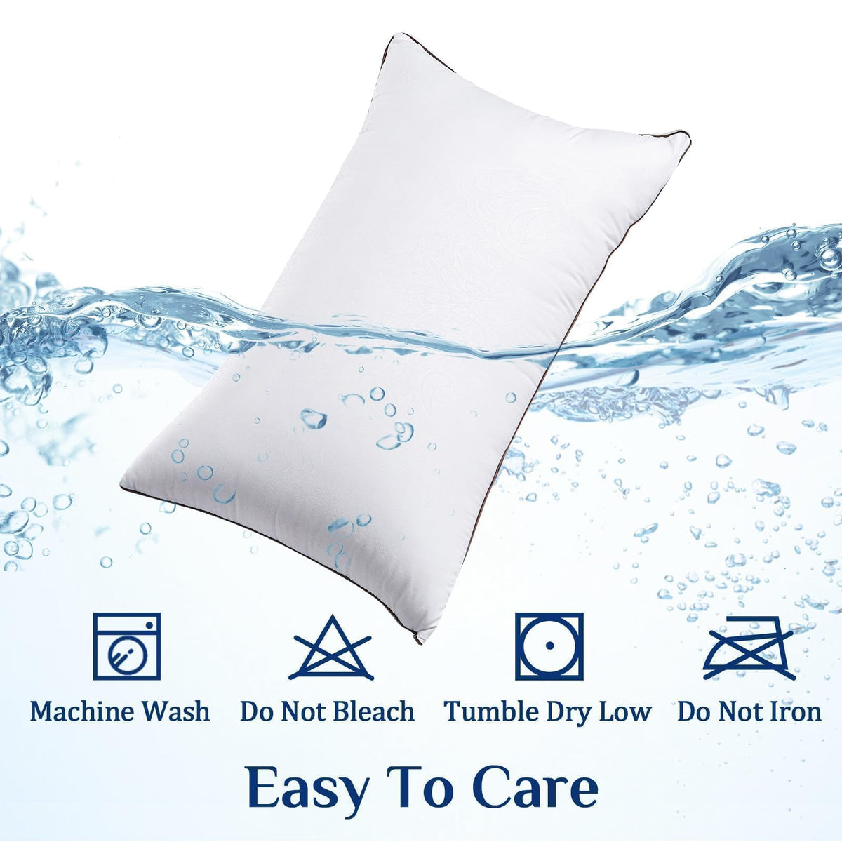 King Size Pillows 2 Pack Cooling Down Alternative J685