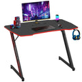 39" Red Z-Shaped Gaming Table G47746