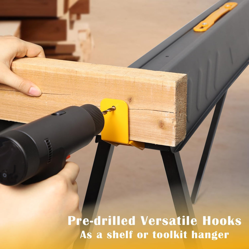 2 Pack Heavy Duty Folding Saw Horses Table W761