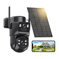 4K Solar Security Camera Wireless Outdoor Battery Powered 360°PTZ P92358