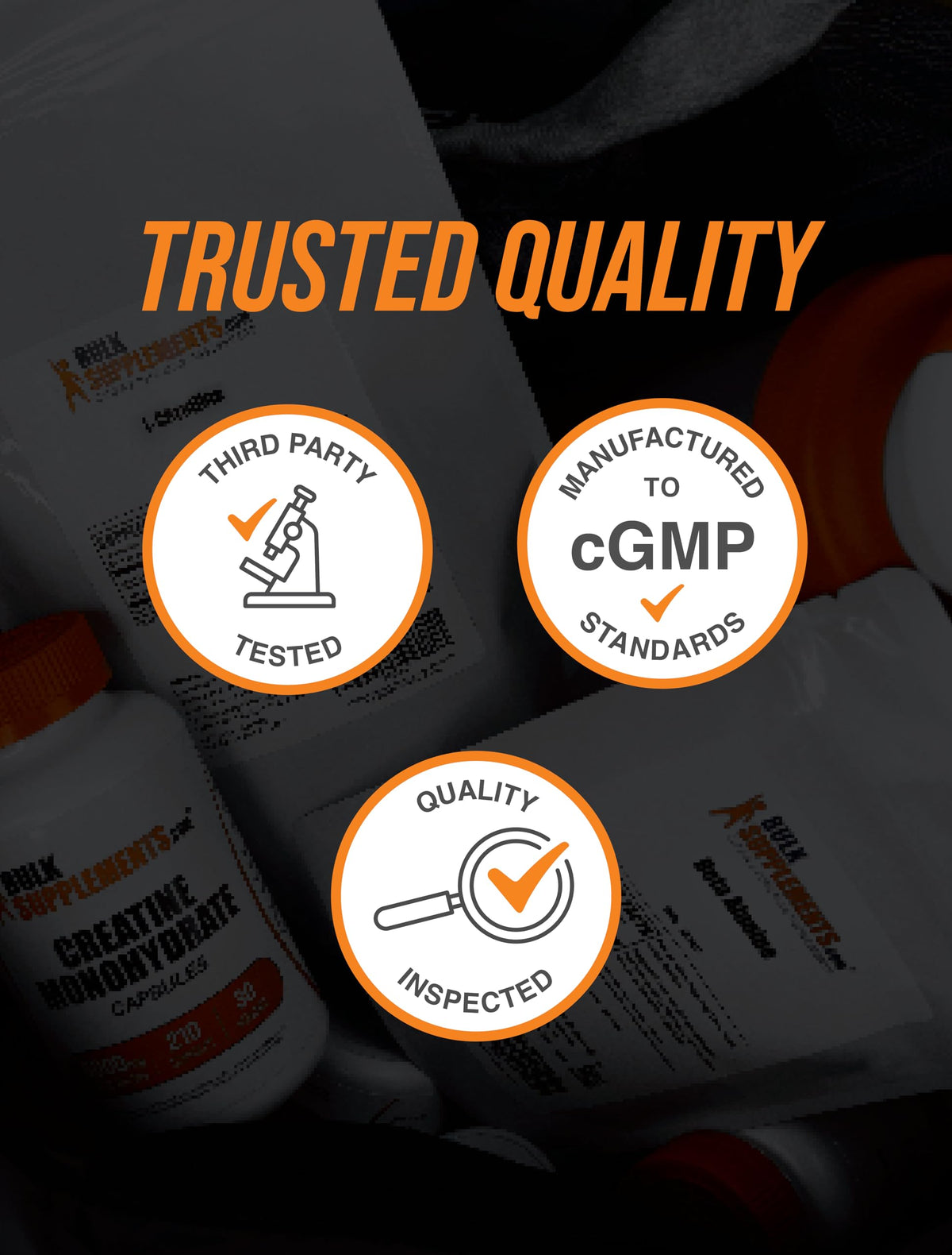 Micronized Creatine Monohydrate Powder, Orange Smash, 700g Y231