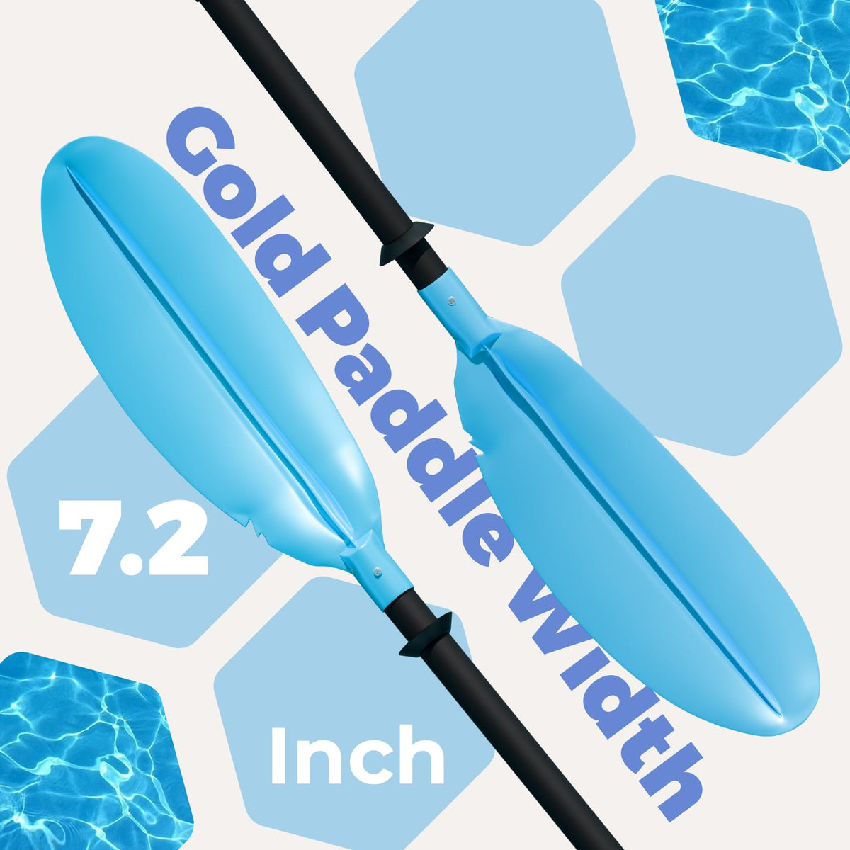 96 Inches Aluminum Alloy Kayak Paddle S7490
