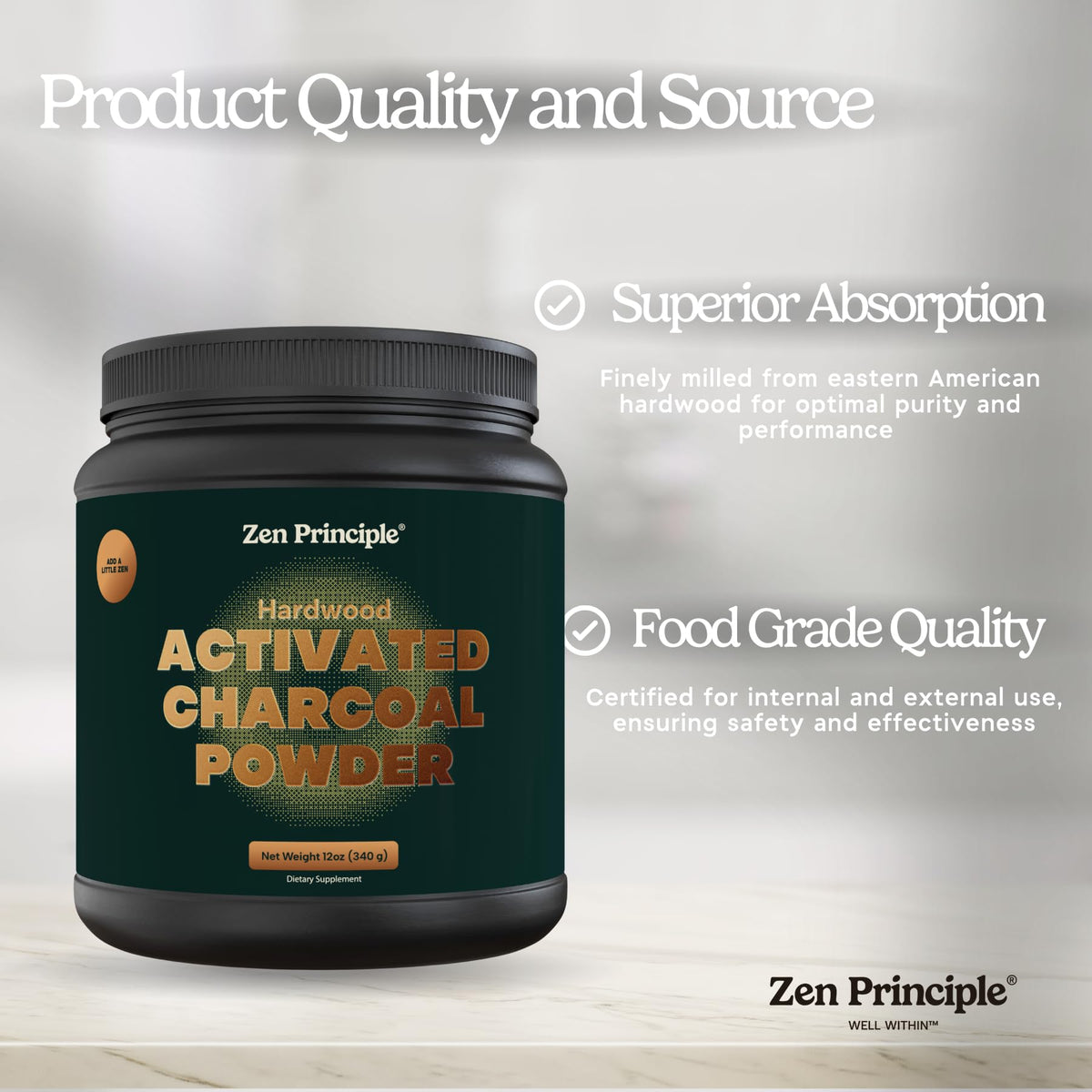 Activated Charcoal Powder 12 oz S3597