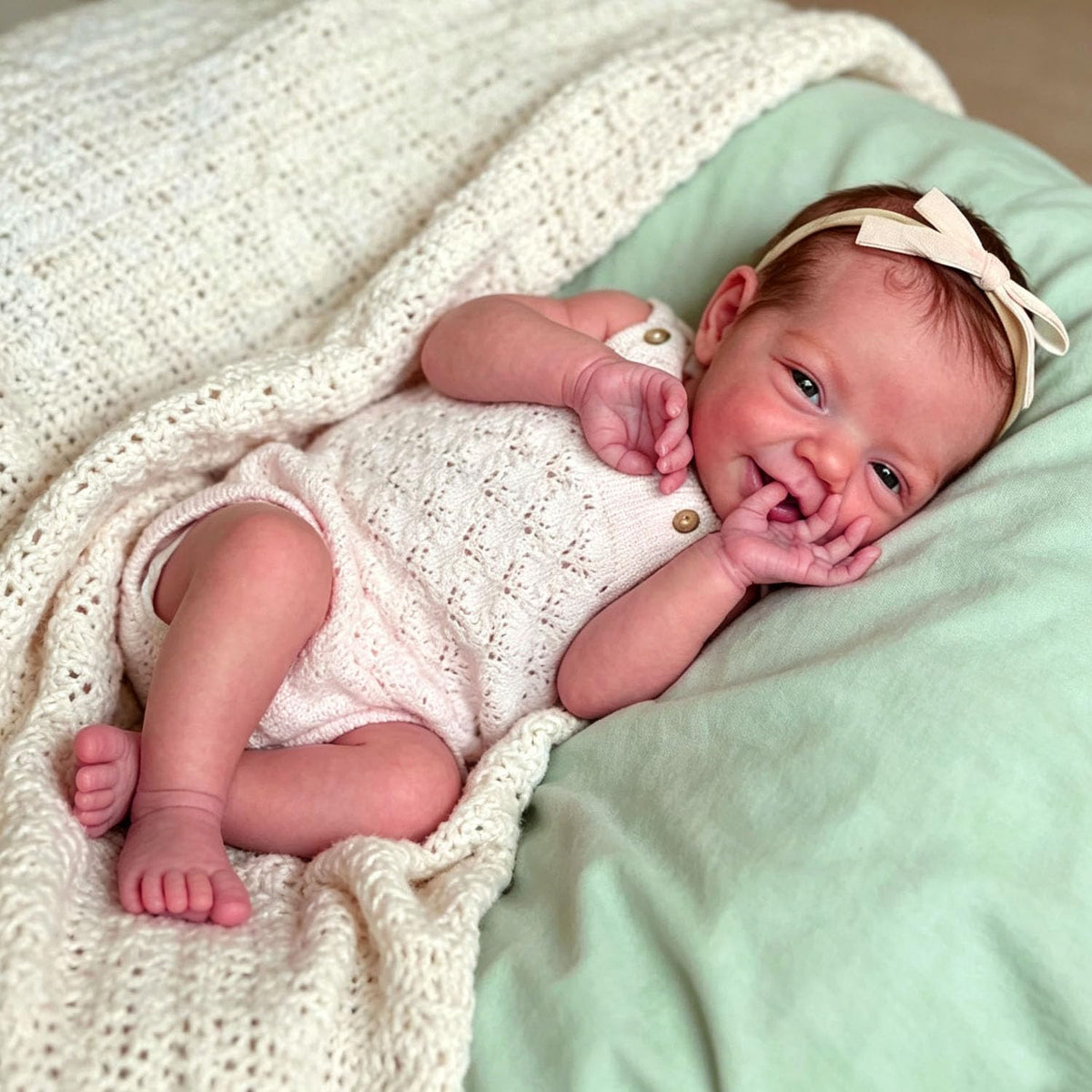20 in Full Silicone Reborn Baby Doll Girl J34973