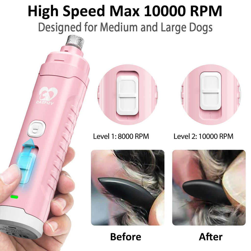 Dog Nail Grinder with 2 LED Light J26182