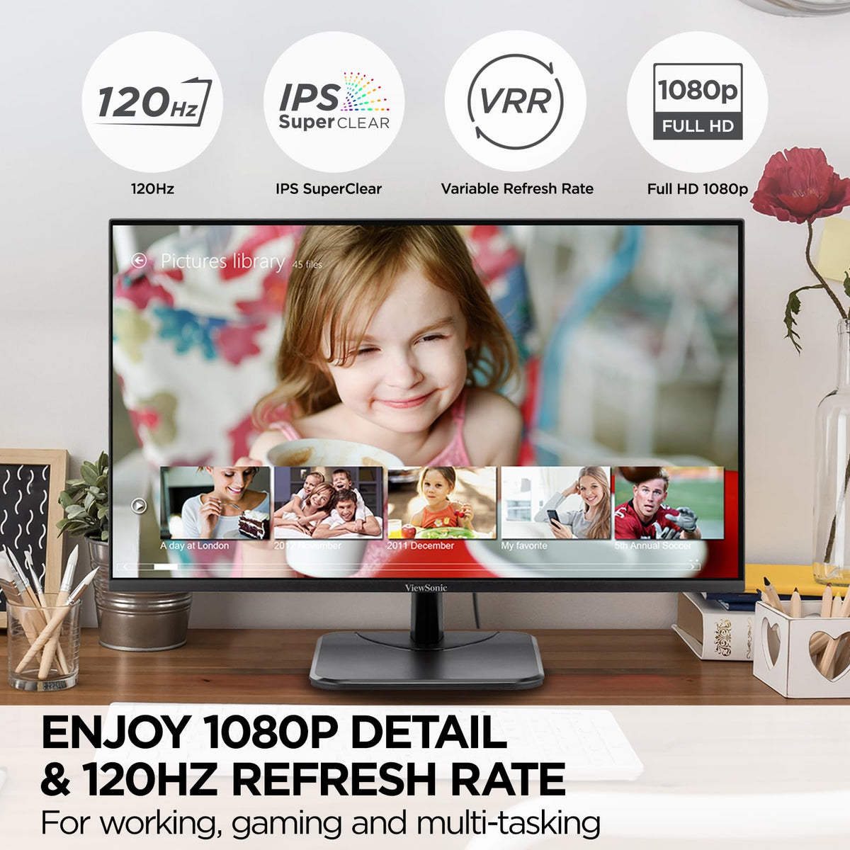 24 Inch 1080p IPS Computer Monitor Z415098