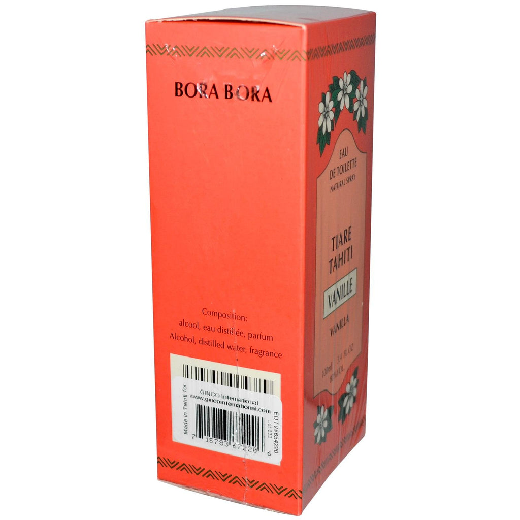 Vanilla Eau de Toilette Natural Spray 3.4 fl oz F423