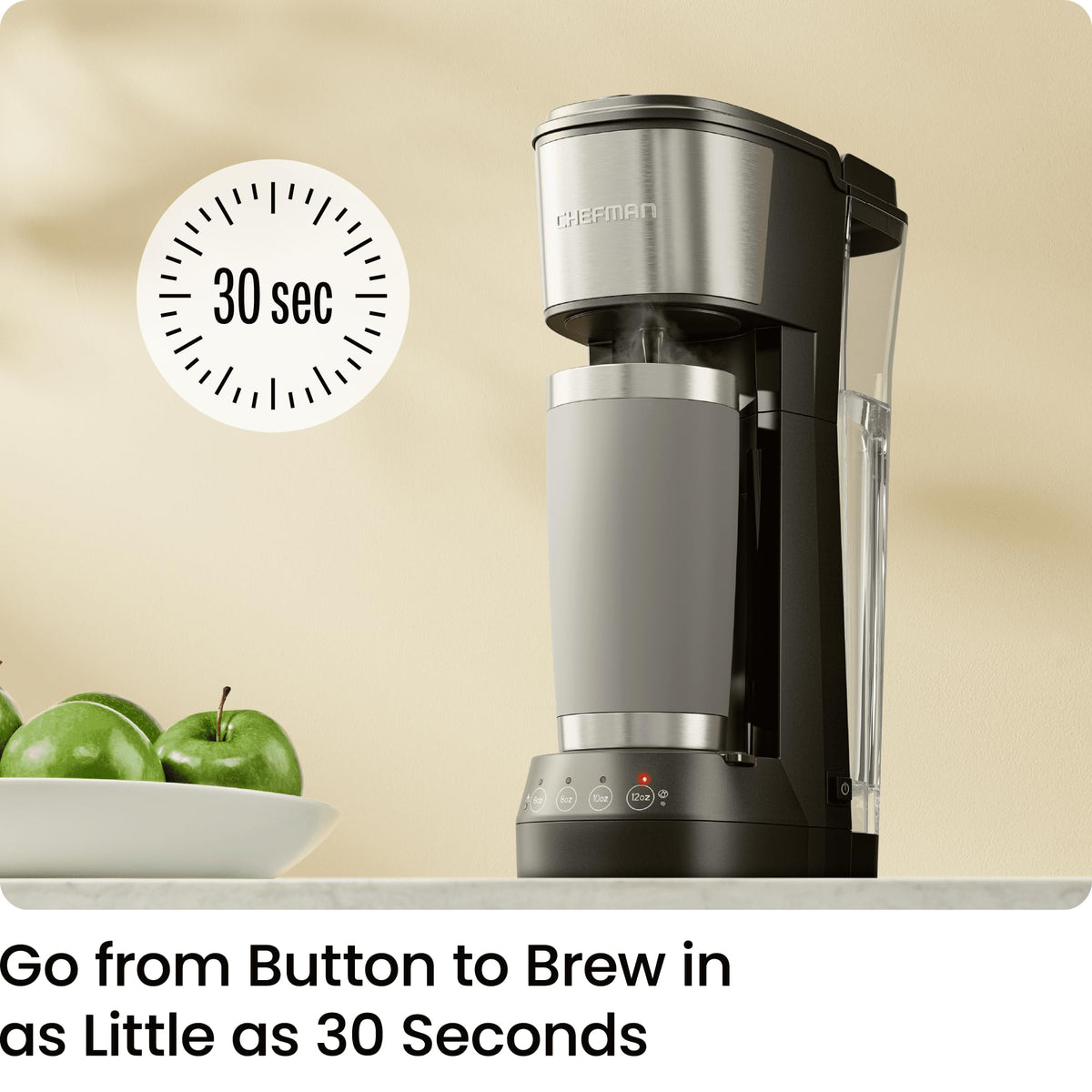Single Serve Coffee Maker with 40oz Water Reservoir Q494