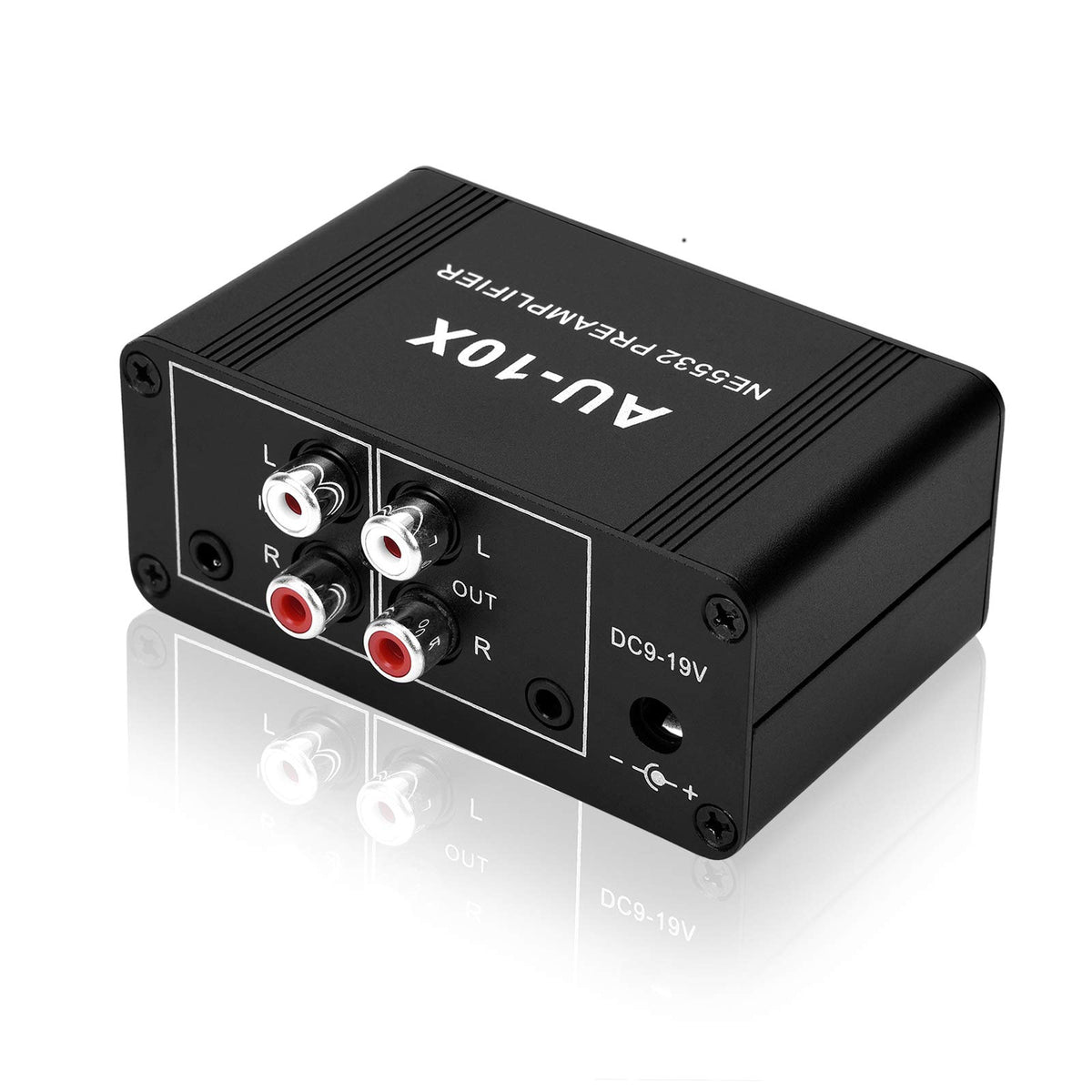 Stereo Audio Preamplifier, Headphone Amplifier, Phono Turntable Preamp with RCA 3.5mm Input Output G473