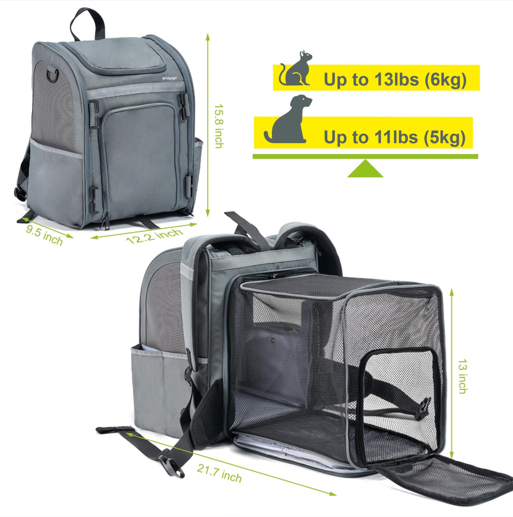 Expandable Foldable Pet Carrier Backpack N34365