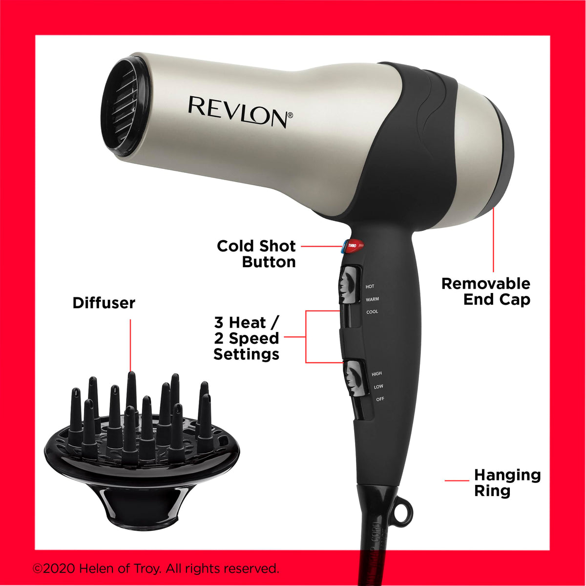1875 Watts Fast Dry Hair Dryer G7179