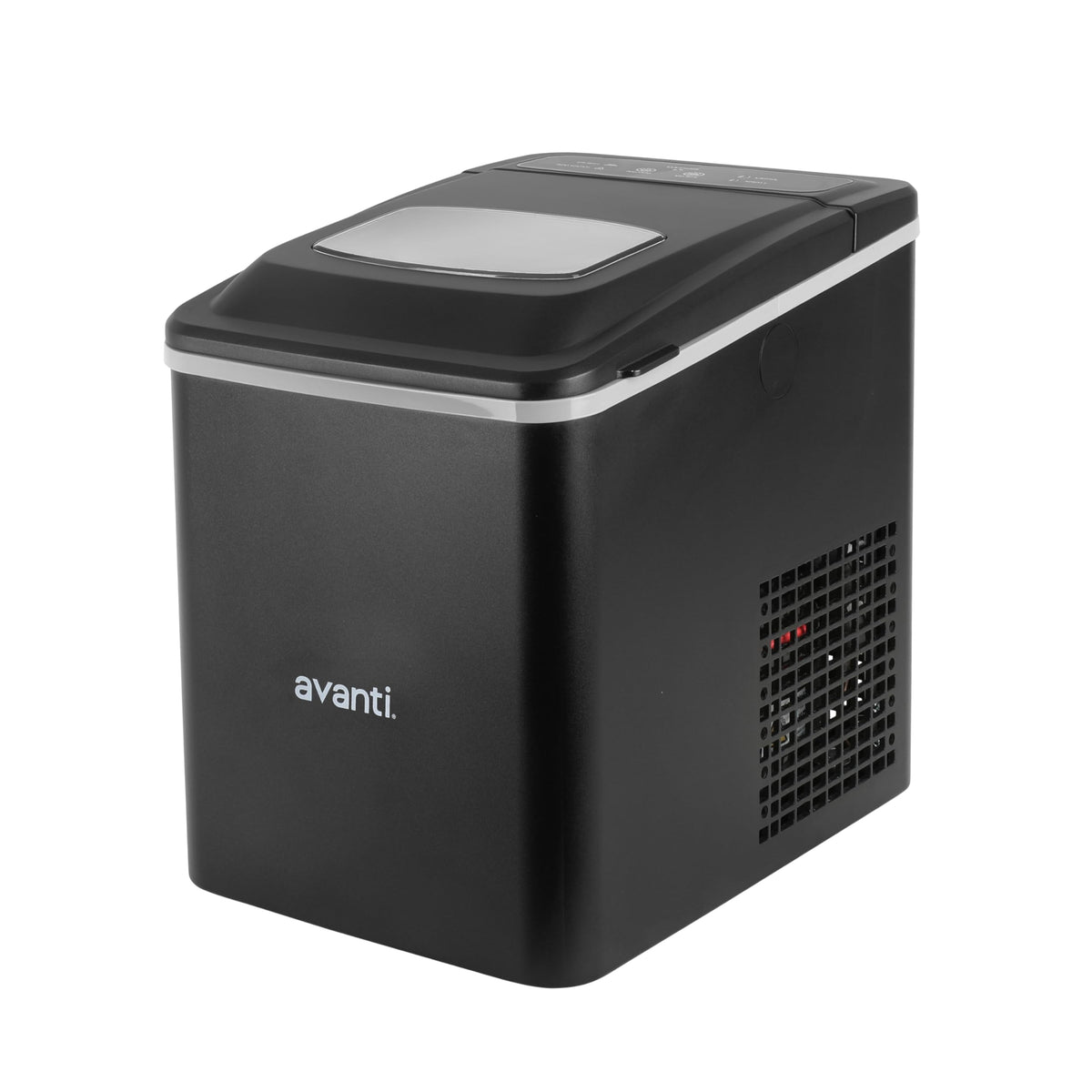 Black Countertop Ice Maker with Scoop H404