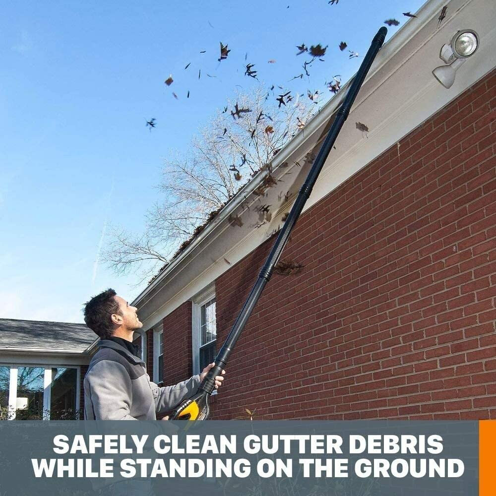 Universal Fit Gutter Cleaning Kit with 11ft Reach for Leaf Blowers W5904