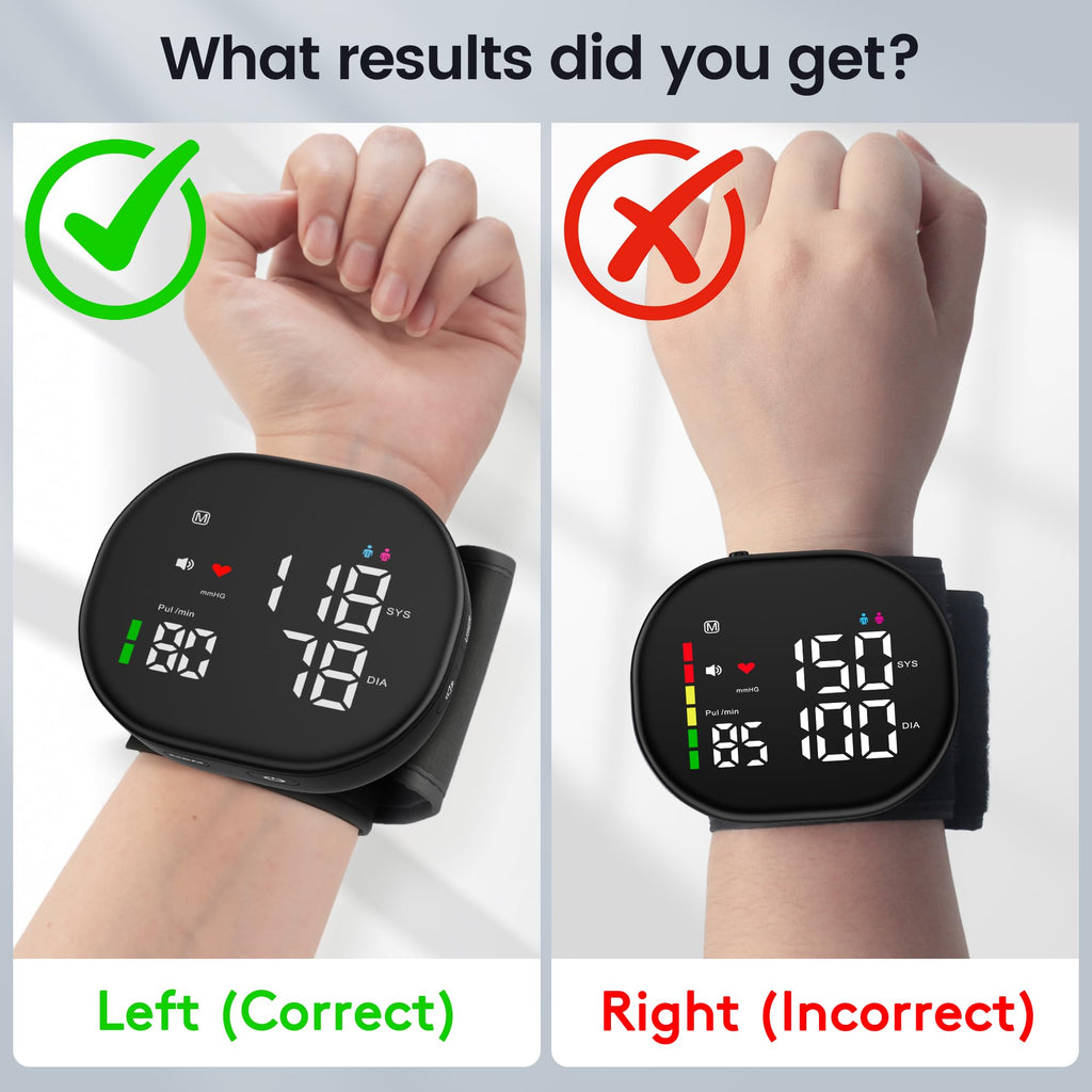 Wrist Blood Pressure Monitor Black G380