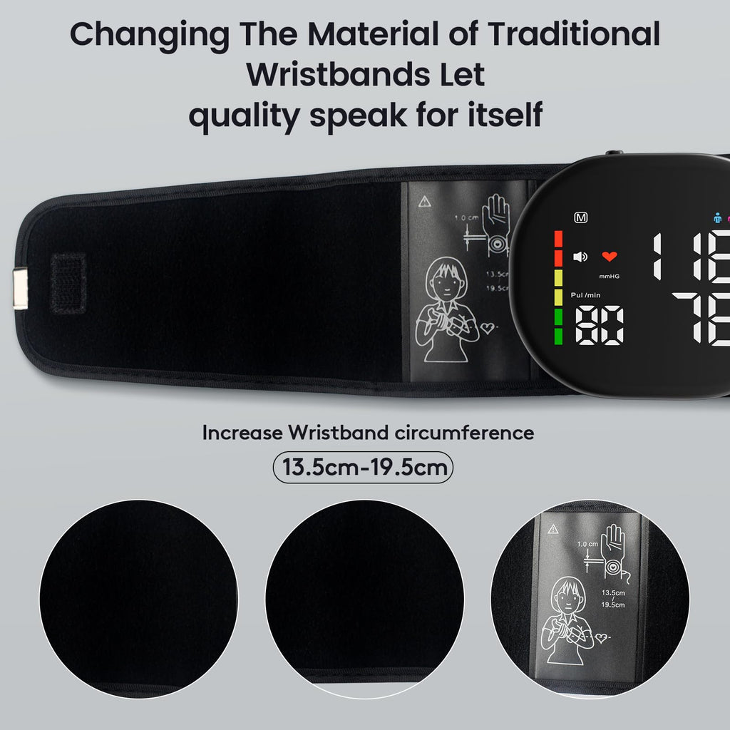 Wrist Blood Pressure Monitor Black G380
