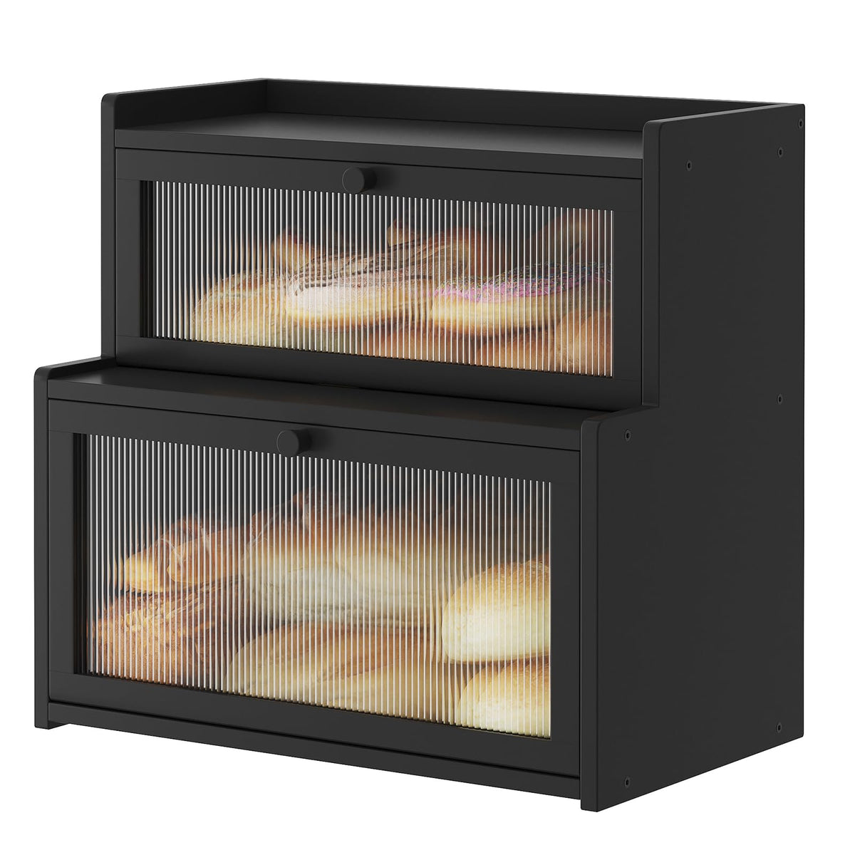 Bamboo Bread Box with Window B854