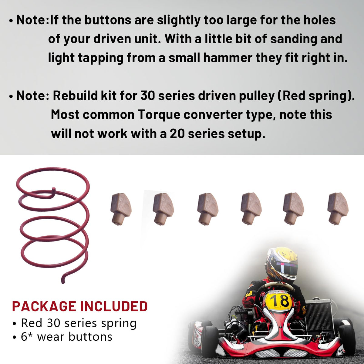 30 Series Torque Converter Driven Pulley Rebuild Kit T583