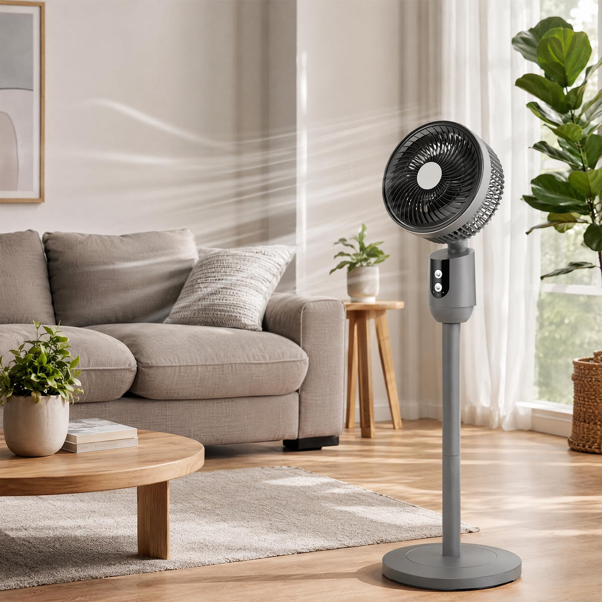 Super Quiet Adjustable Pedestal Fan S5732