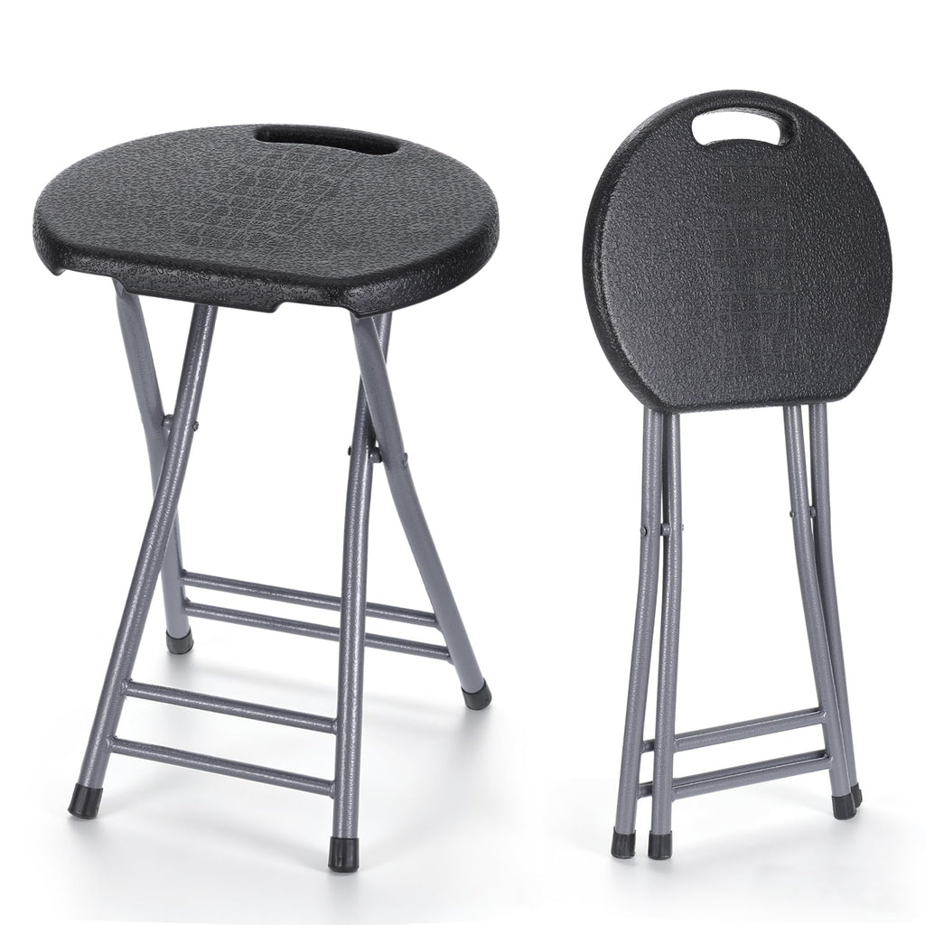 2 Pack 18-Inch Folding Stools with Handle N883263