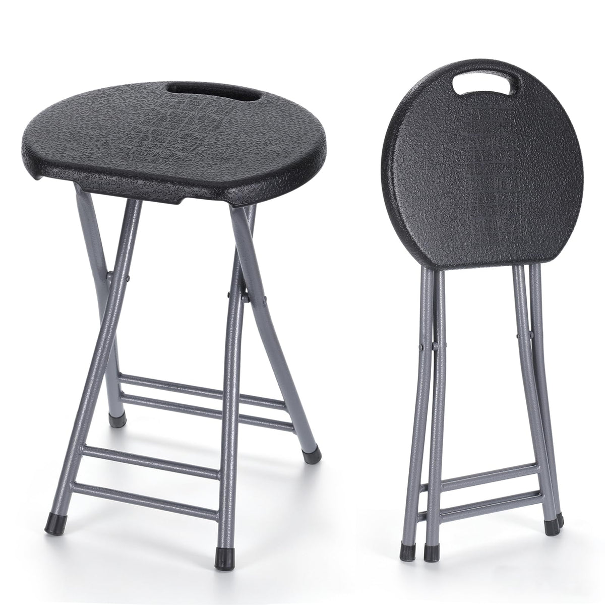 2 Pack 18-Inch Folding Stools with Handle N883263