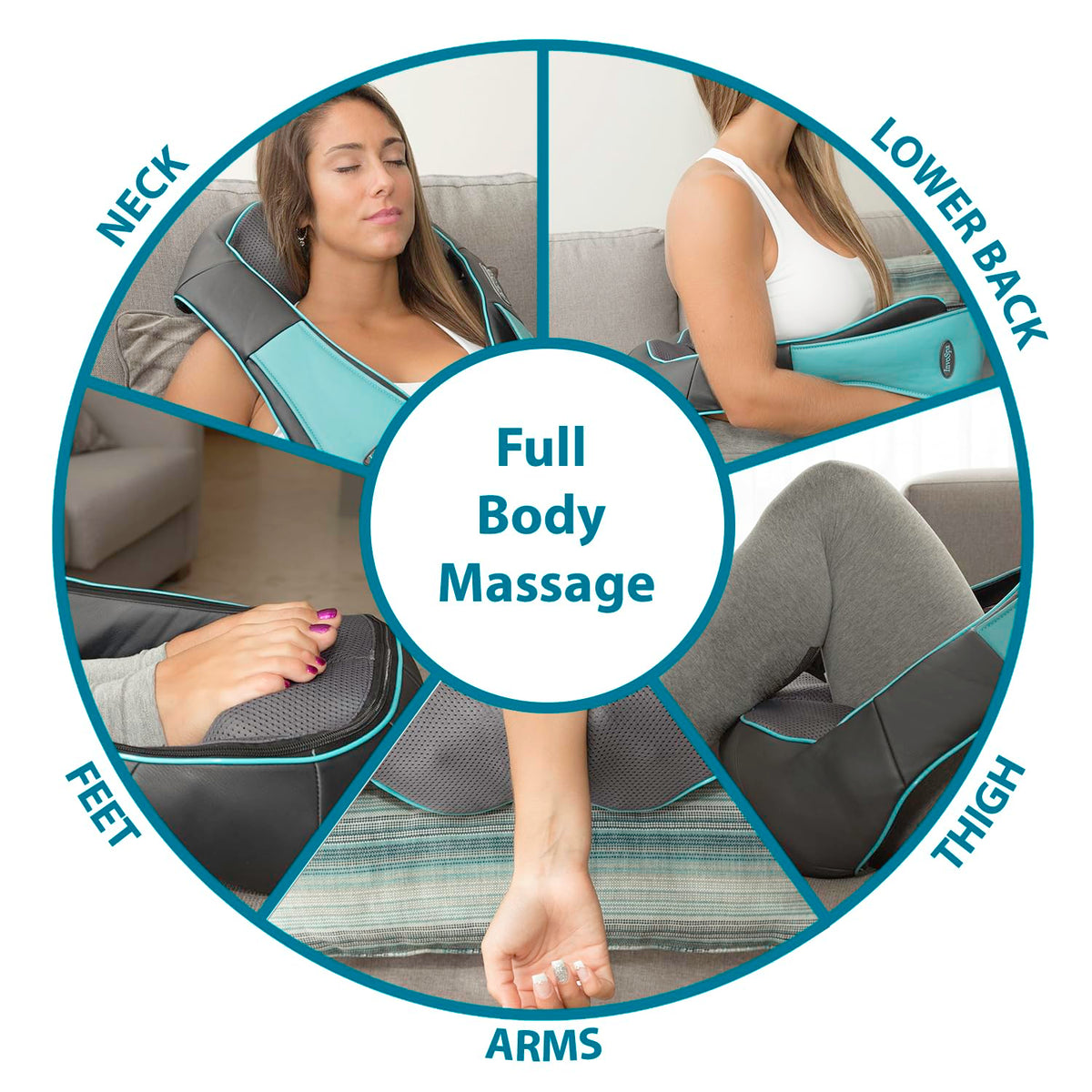 Shiatsu Neck and Back Massager with Heat K814