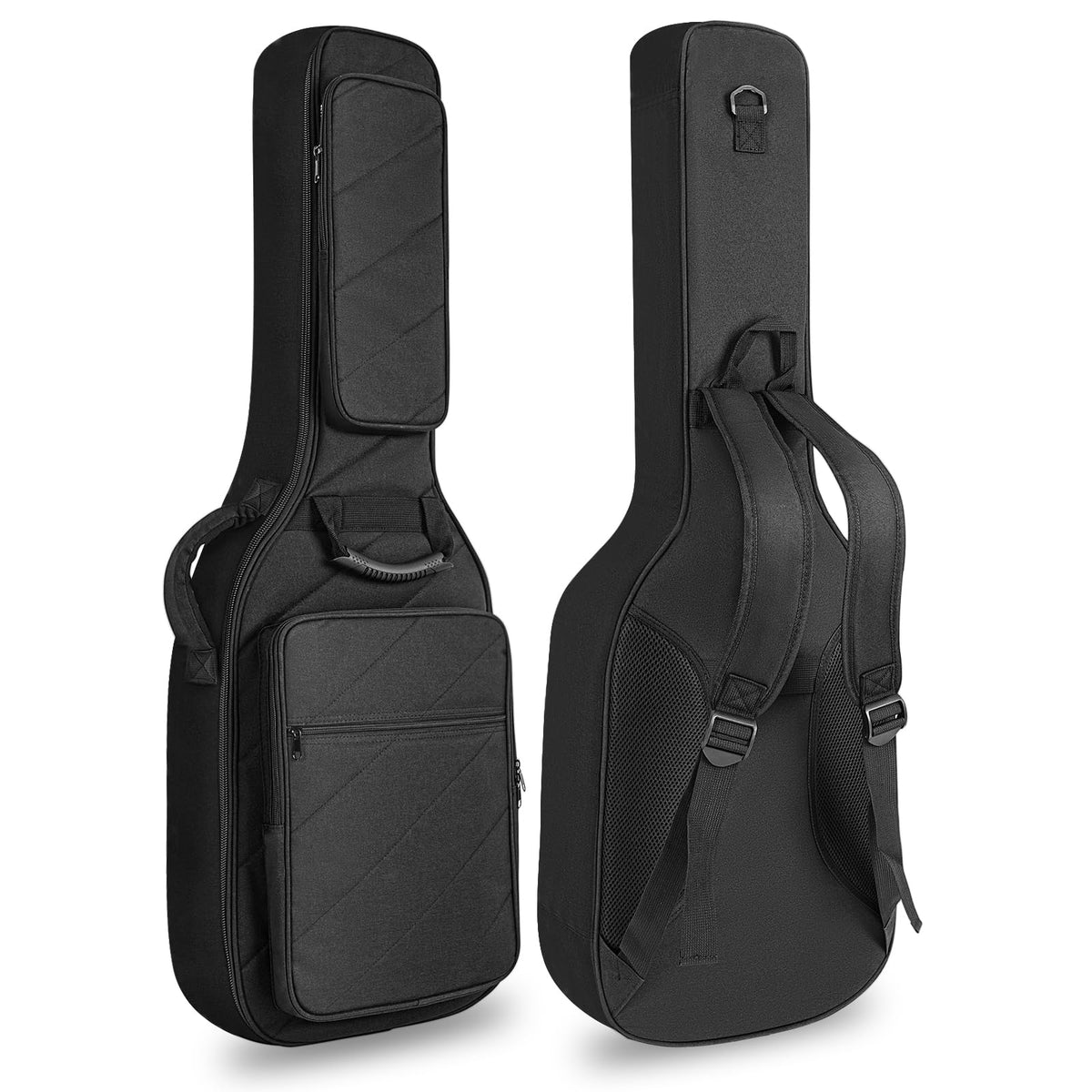 Electric Guitar Case with 0.7 Inch Thick Padding 3 Pockets J785