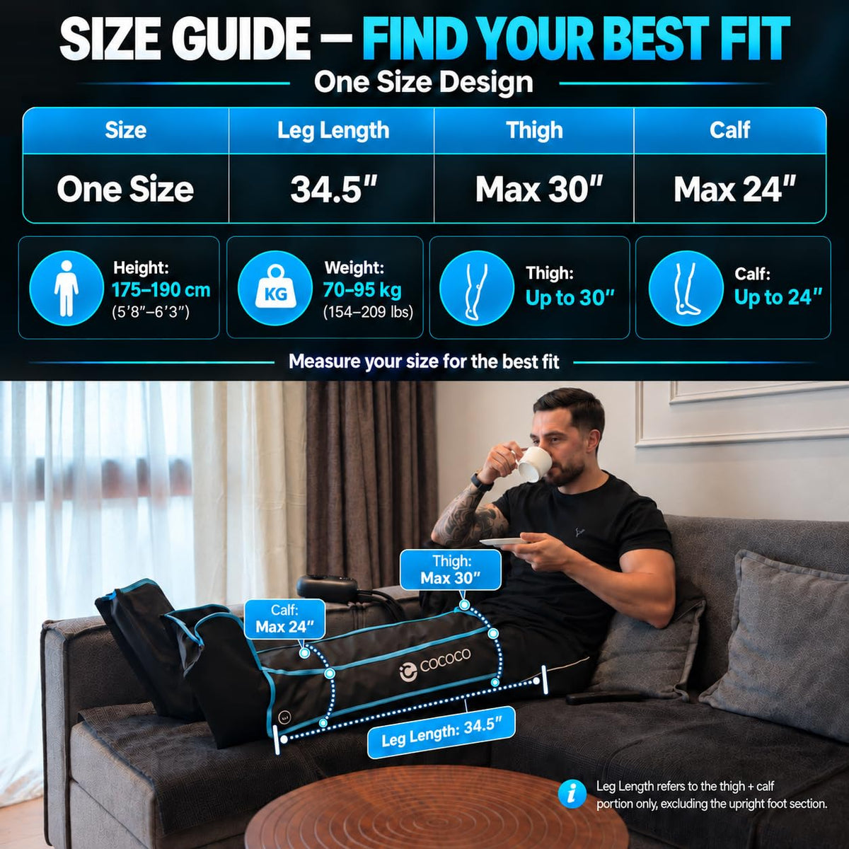 Full Leg Compression Massager X300807