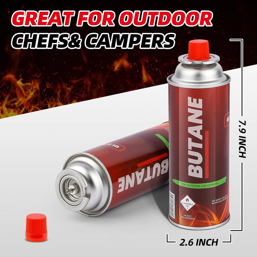 12 Pack Butane Fuel Canister D220