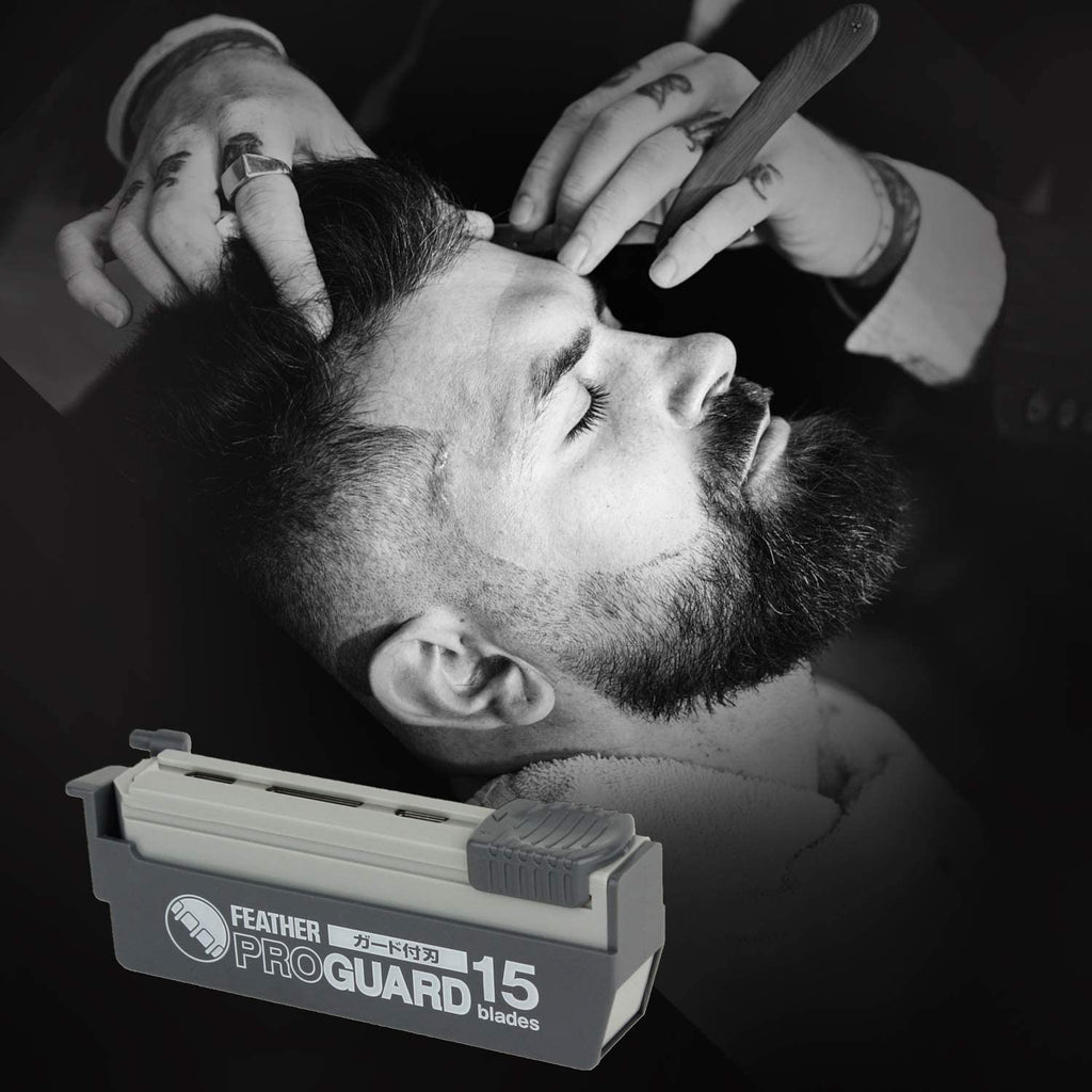 Single Straight Edge Razor Blades with Guard, 5 Pack of 15 Z1523