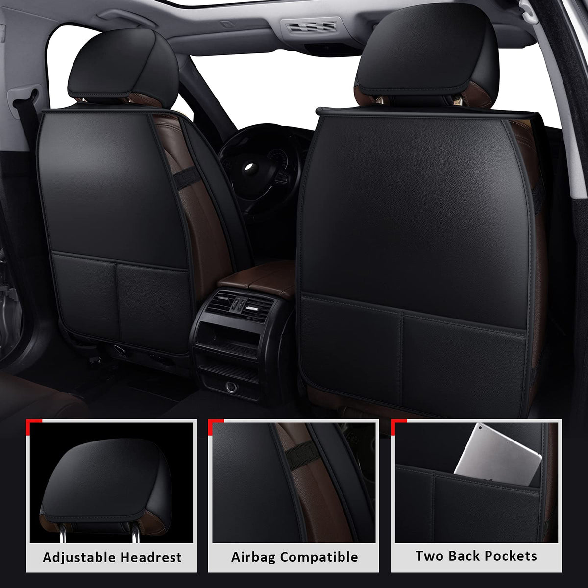 Waterproof Car Seat Covers Full Set F879