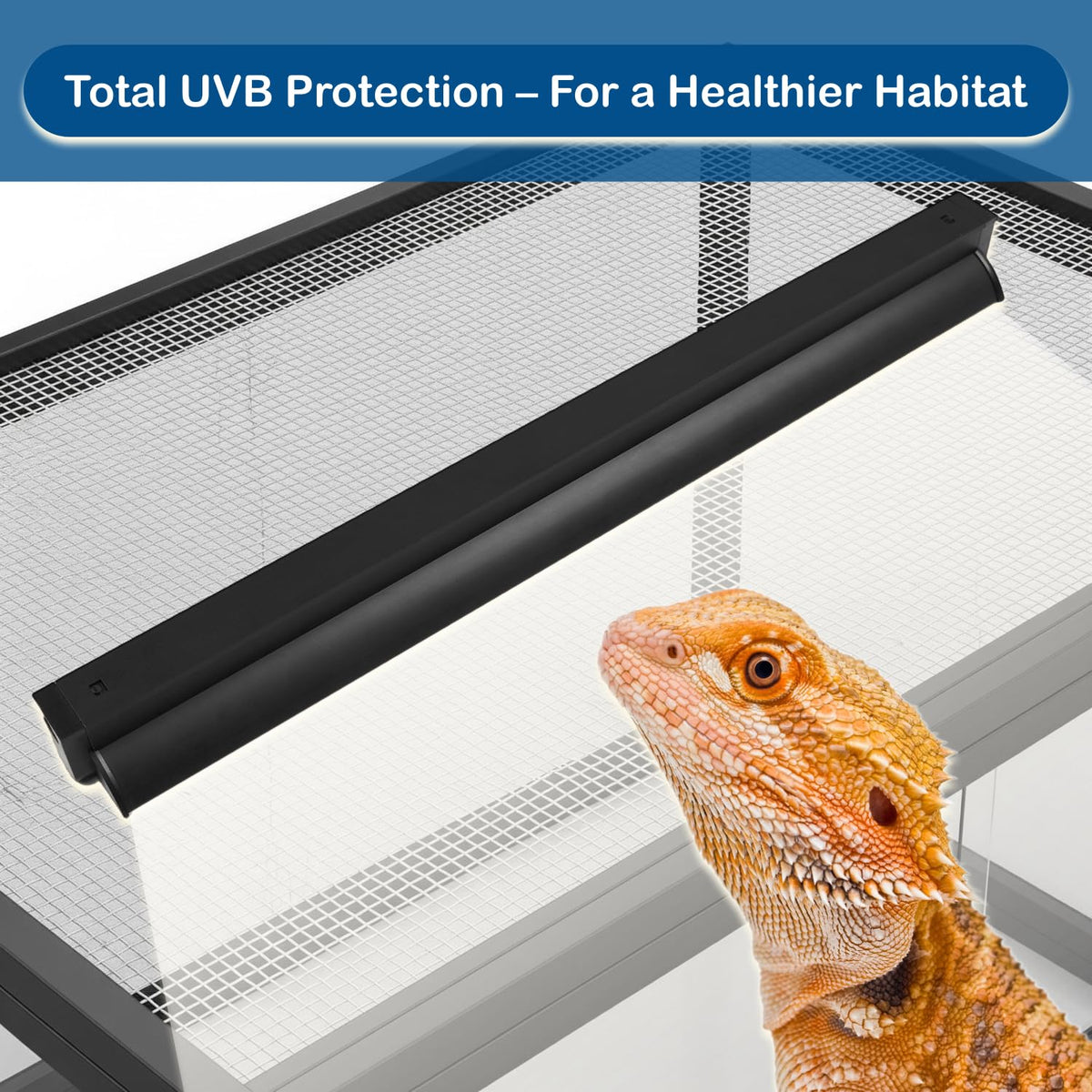 24W 10.0 UVB Reptile Light Fixture Kit E515884