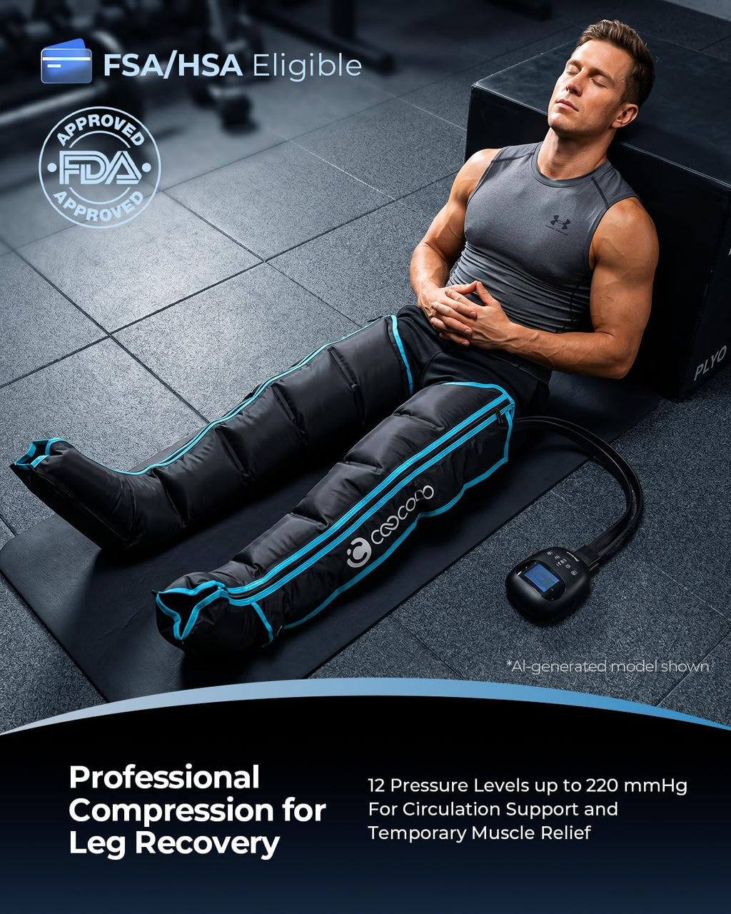 Full Leg Compression Massager X300807