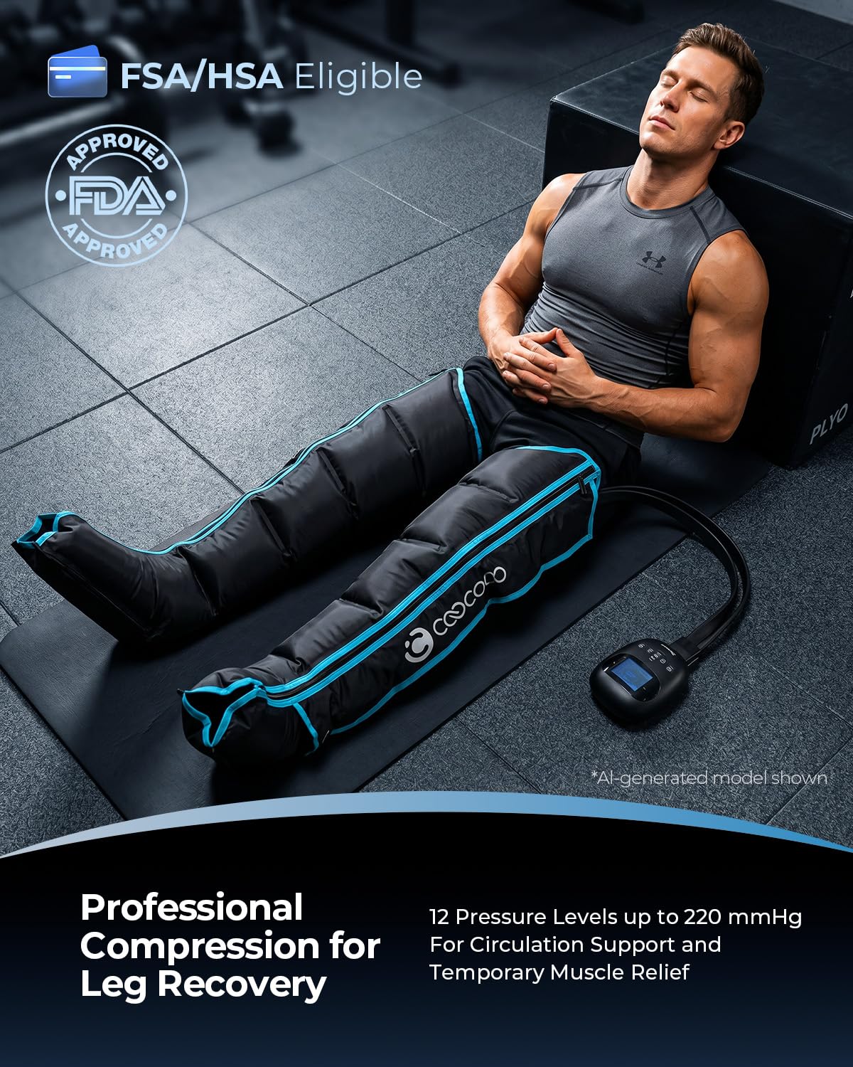 Full Leg Compression Massager X300807