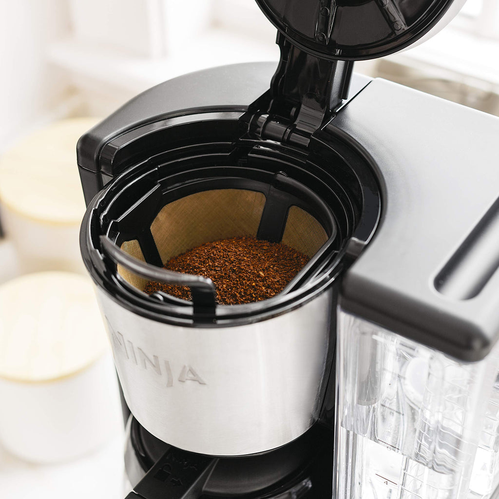 12-Cup Programmable Coffee Maker with 60 oz. Water Reservoir, Black/Stainless Steel X977