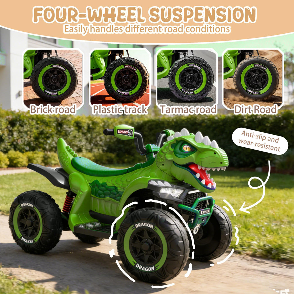 24V 2-Seater Ride on ATV with Parental Control B832