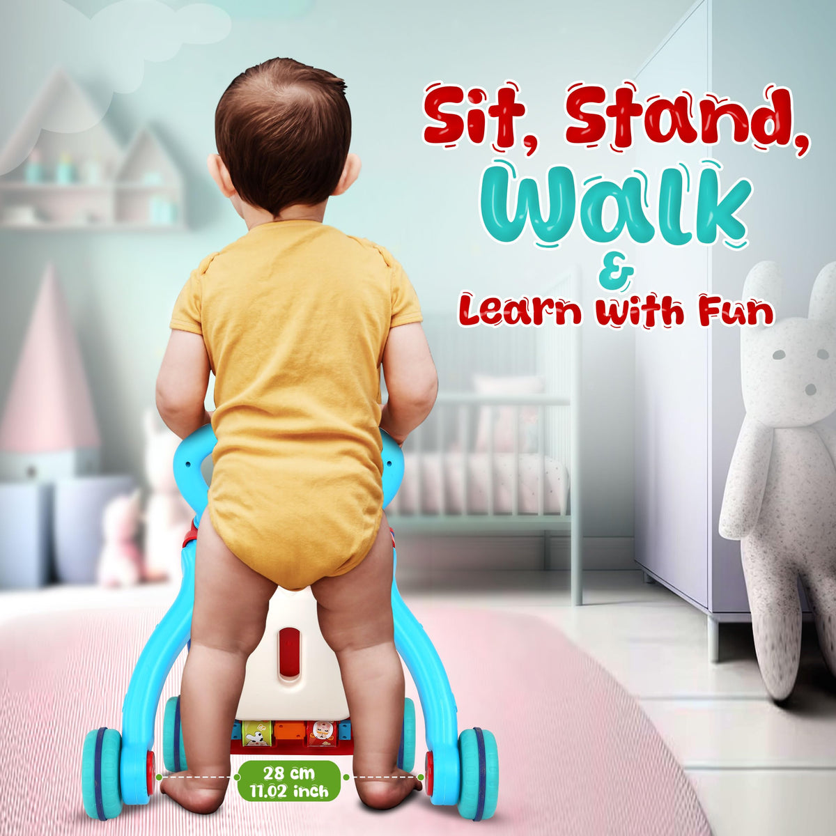 Baby Walker with Batteries D502