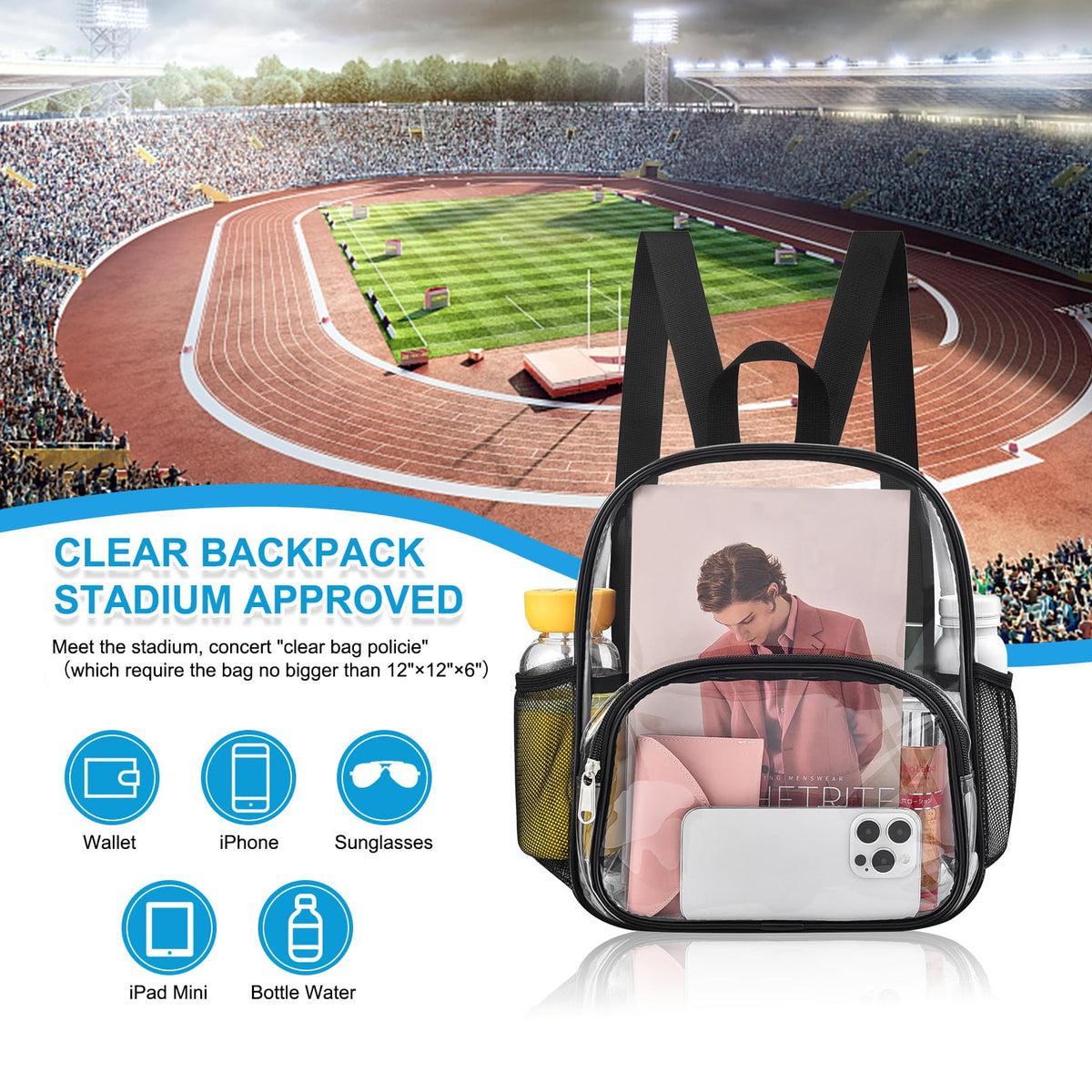 Clear Backpack Q5469