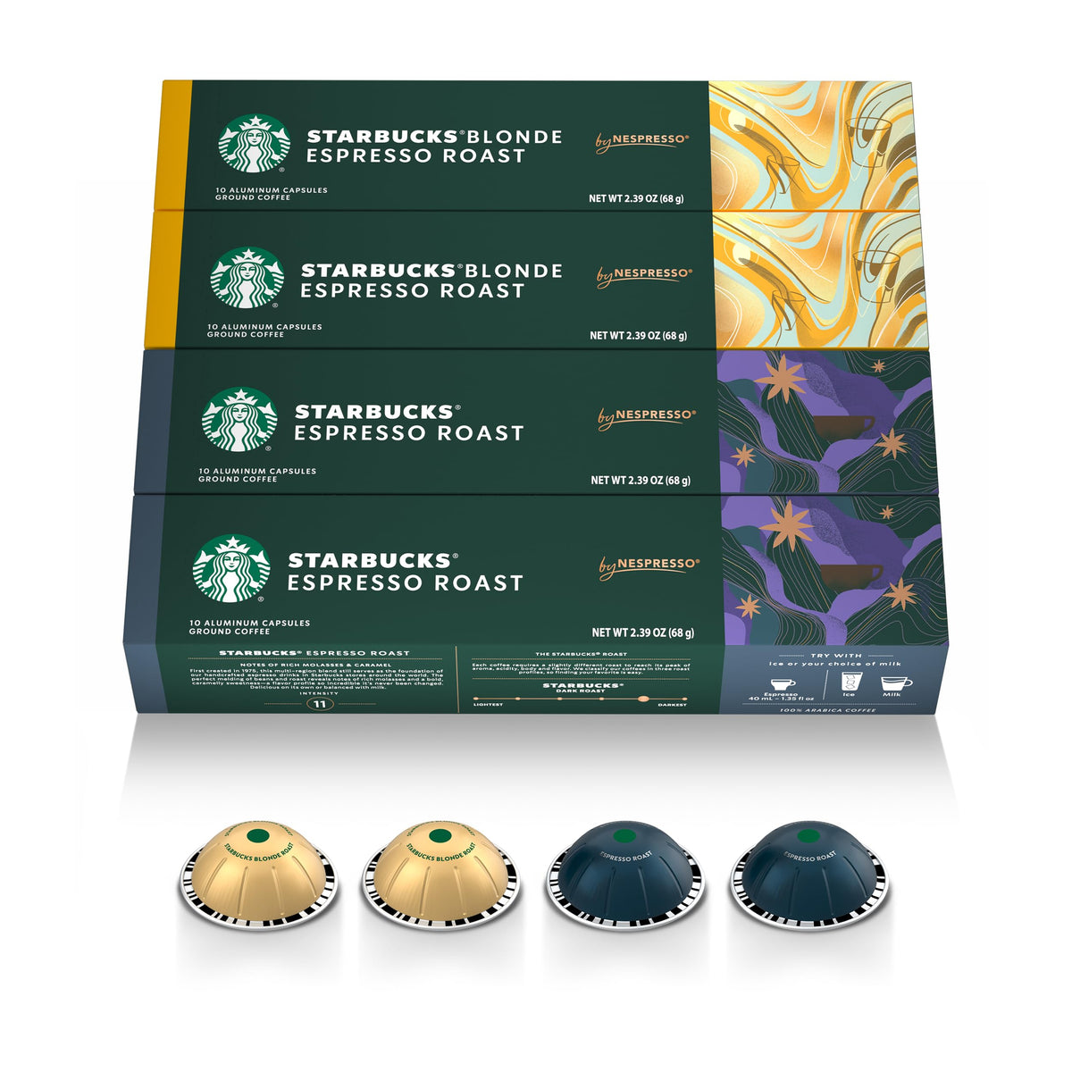 Espresso Variety Pack 40-count Espresso Pods C610