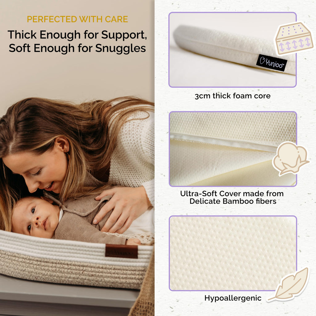 Foldable Baby Changing Pad 29” x 15” Waterproof Ultra Soft C530