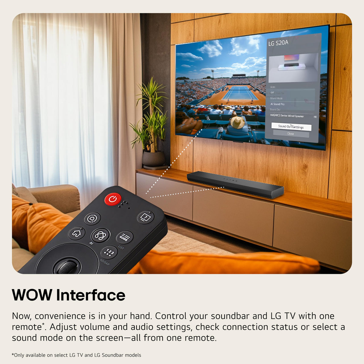 4.1 ch. Home Theater Soundbar with Rear Surround Speakers and Wireless Subwoofer R147102
