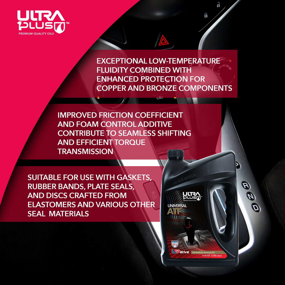 Full Synthetic Automatic Transmission Fluid 1 Gallon U5741