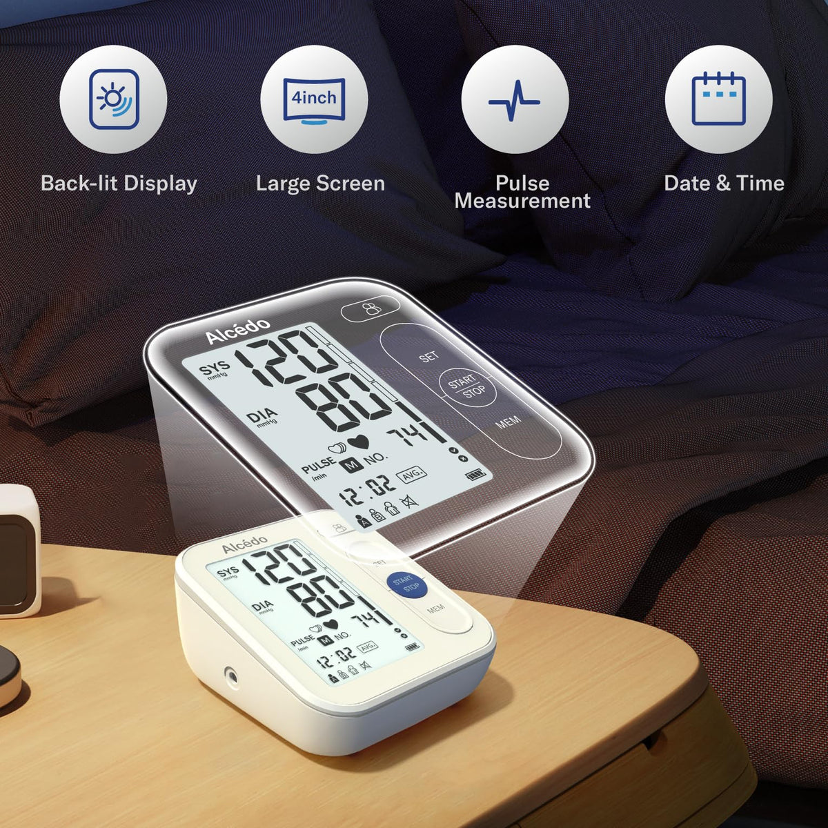 Blood Pressure Monitor Upper Arm Cuff P762975