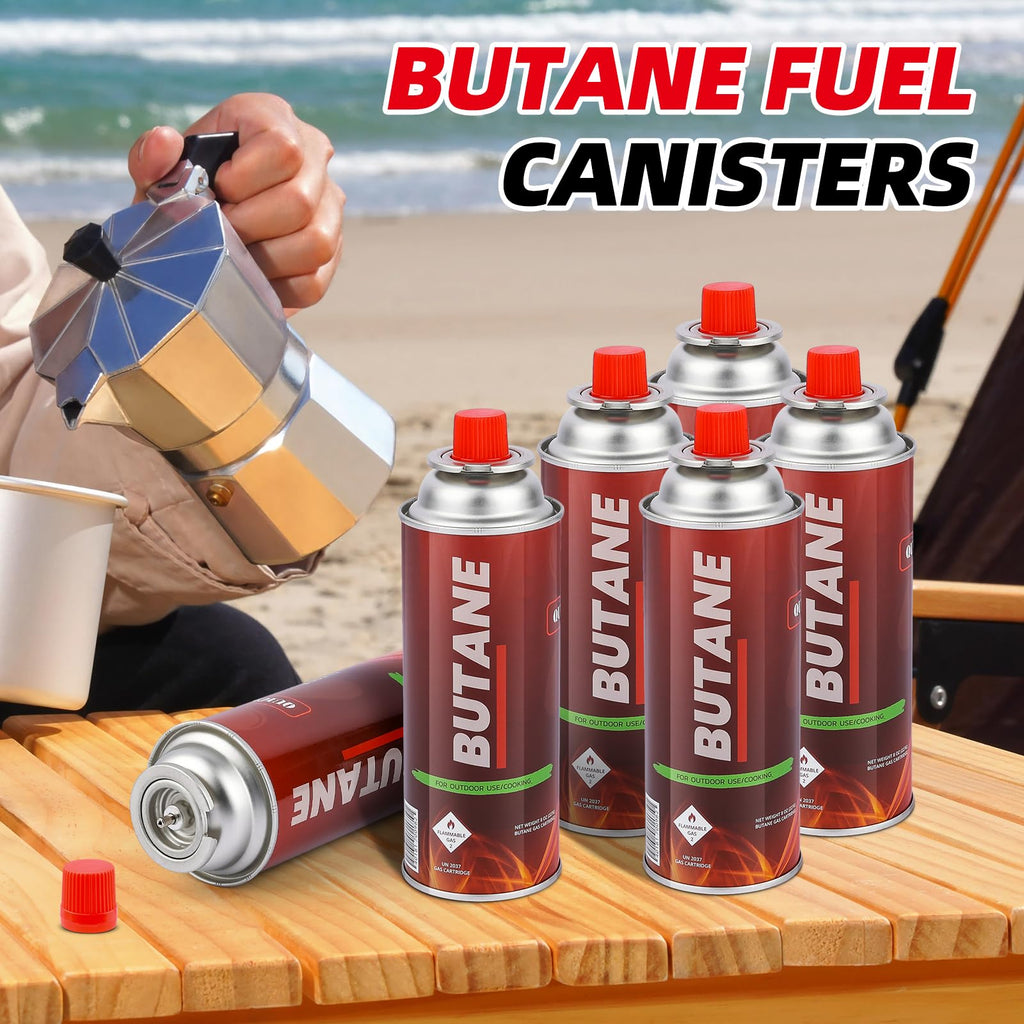 12 Pack Butane Fuel Canister D220